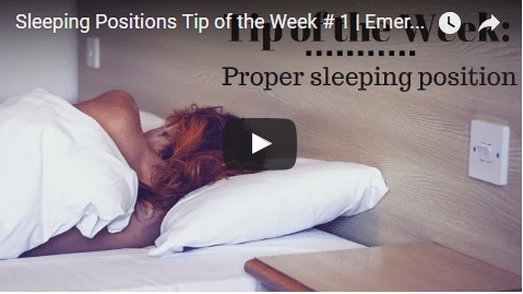 Chiropractic Seattle WA Tip of the Week - Sleeping Positions