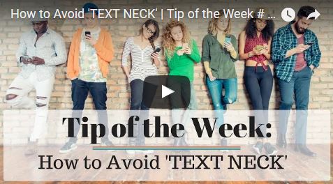 Chiropractic Seattle WA Tip of the Week - Text Neck