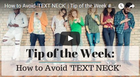 Chiropractic Seattle WA Tip of the Week - Text Neck