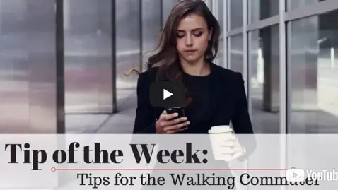 Chiropractic Seattle WA Tip of the Week - Tips for the Walking Commuter
